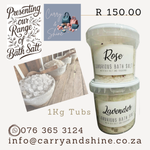 Bath Salt 1kg Rose