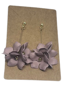 Flower Drop Earring Coffee