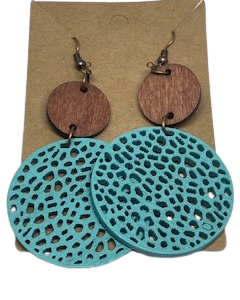 Geliti Light Spring Flow Wooden Earring