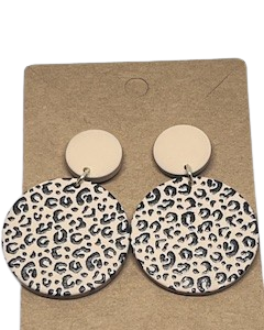 Leopard Printed Earring