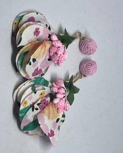 Boho Floral Tassel Earrings