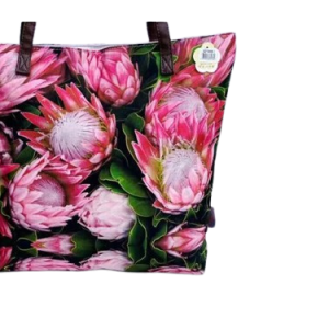 Cotton On Printed Beach Bag Black Proteas