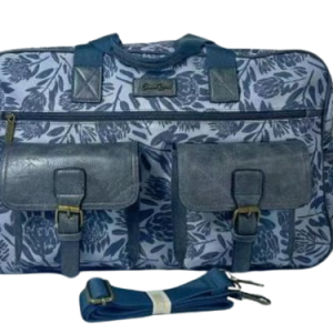 Cotton On Double Front Pocket Weekender Bag Blue