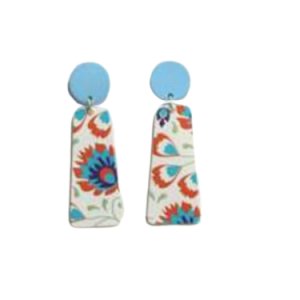 Drop Earring Printed
